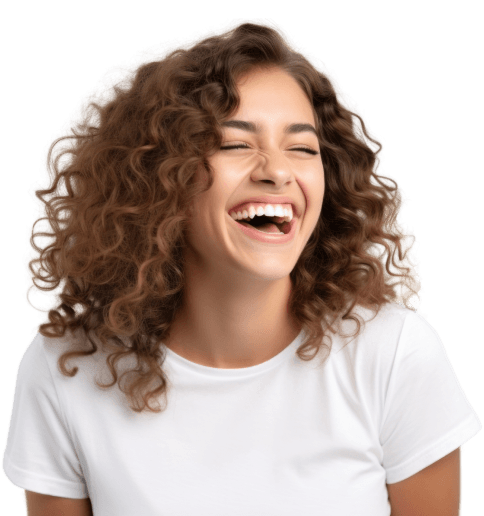 Smiling woman